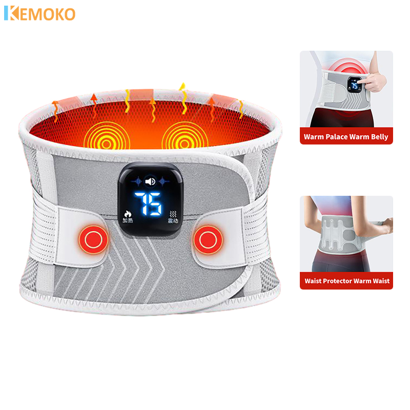 Best of Electric Heating Belt Waist Massager Vibration Hot Compress Brace Therapy Physiotherapy Lumbar Back Support Brace Pain Relief Reviews & Tips