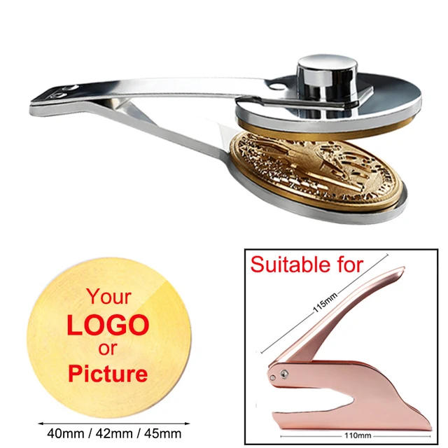 Design Your Own Embosser Stamp / Custom Embosser Seal for Personalized /  Wedding Seal - AliExpress