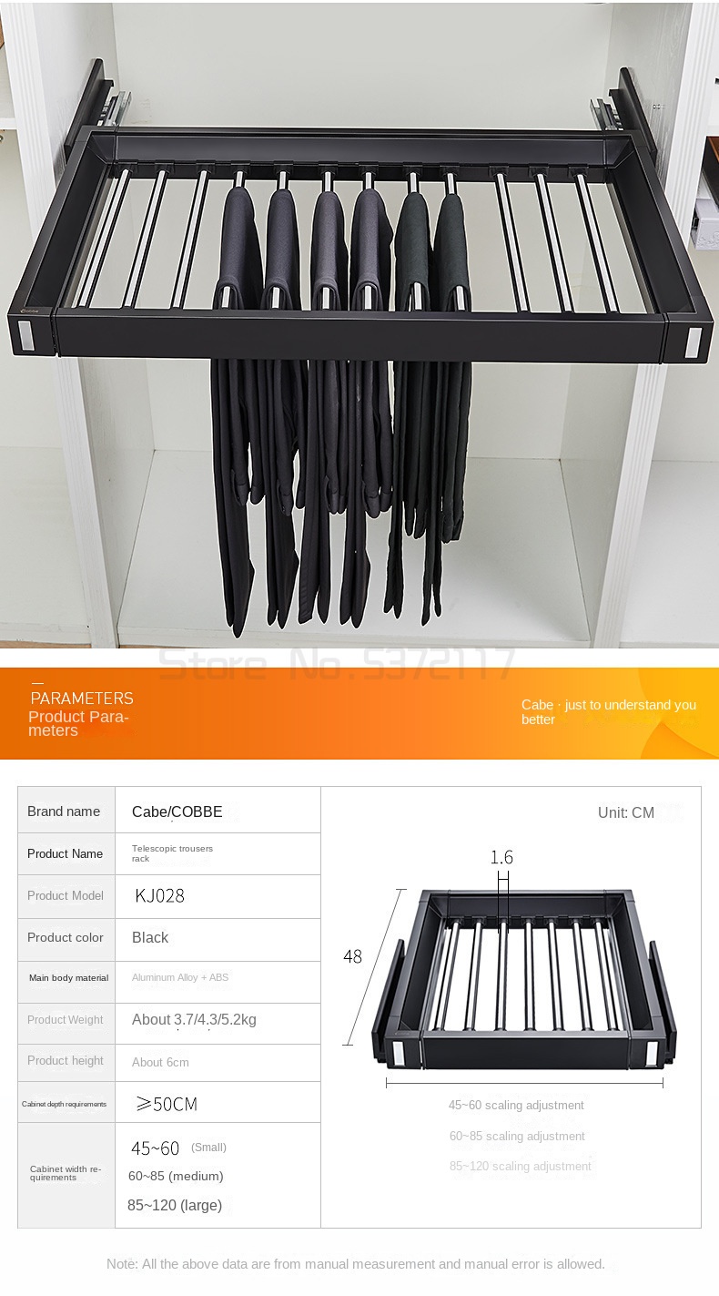 calças, rack de amortecimento por empurrar e