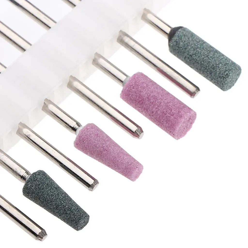 2.35mm Nail Drill Bits Set Acrylic Nail Files Buffing Bits Manicure