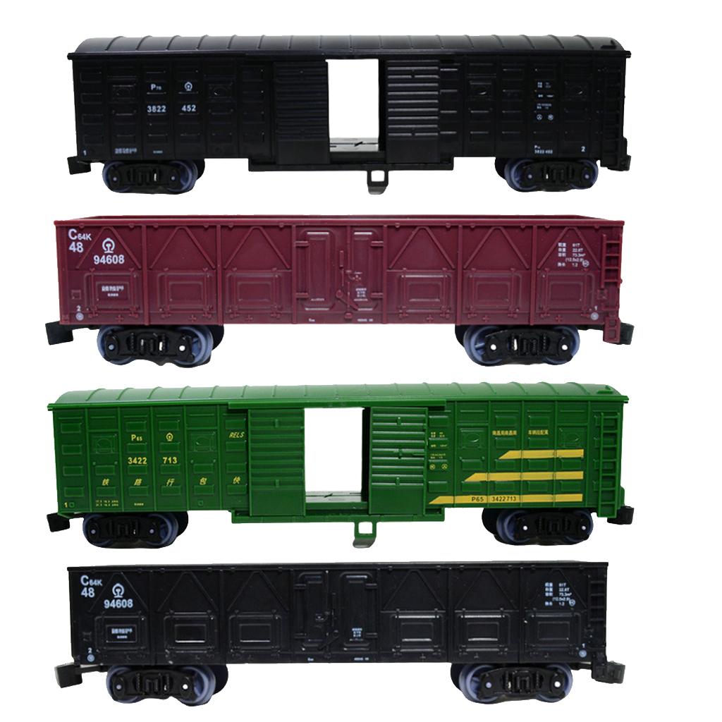 1:87 Simulation Train Model Carriage kids children toy  Freight Cars