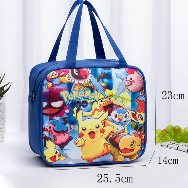 Pokemon Pikachu Children's Insulated Lunch Bags Portable High Capacity  Cartoon Picnic Bag Student Lunch Box Ice Pack Thermal Bag - AliExpress