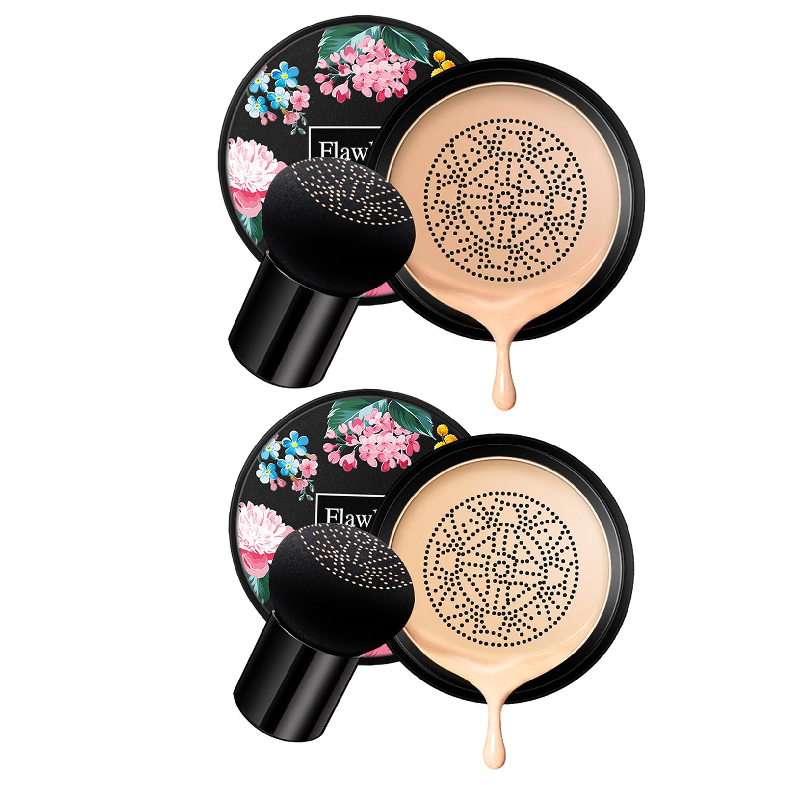 Air Cushion cc Cream Smoothly Makeup Waterproof Matte Natural Light Weight Even Skin Pigment Concealer Liquid Foundation BB