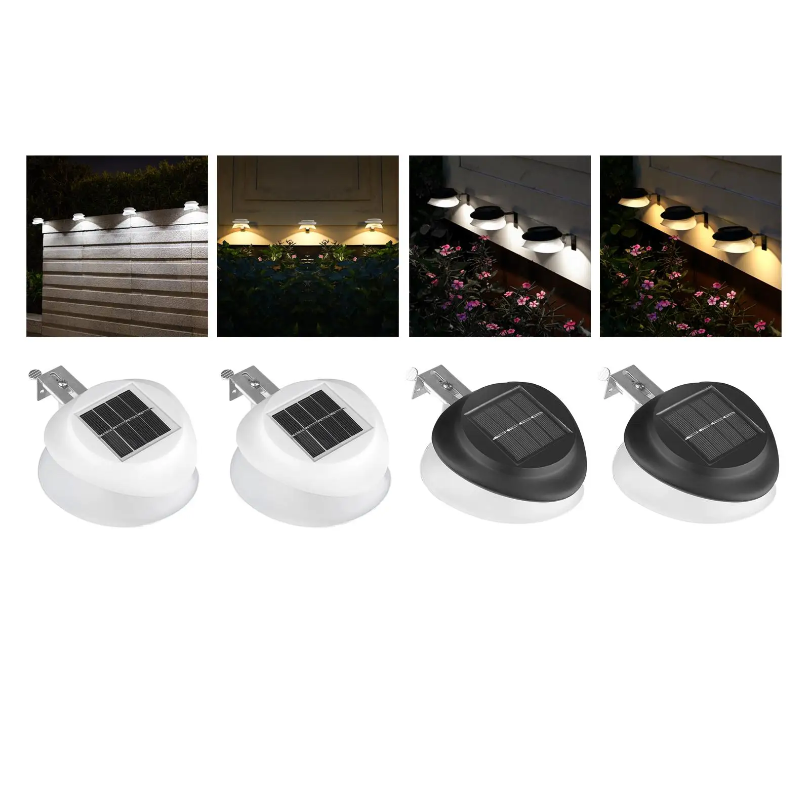 LED Solar Light Outdoor Fence Step Lights Deck Lights for Yard Stair Pathway
