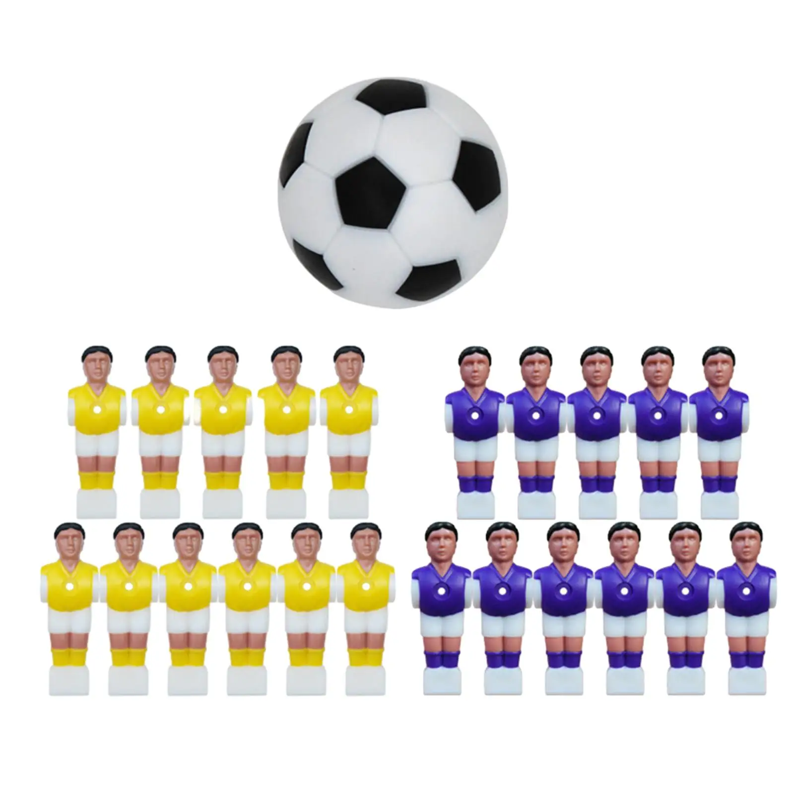 Football Player Part Doll Table Football Men Durable Football Players Figures Soccer Player Foosball Table Men Player