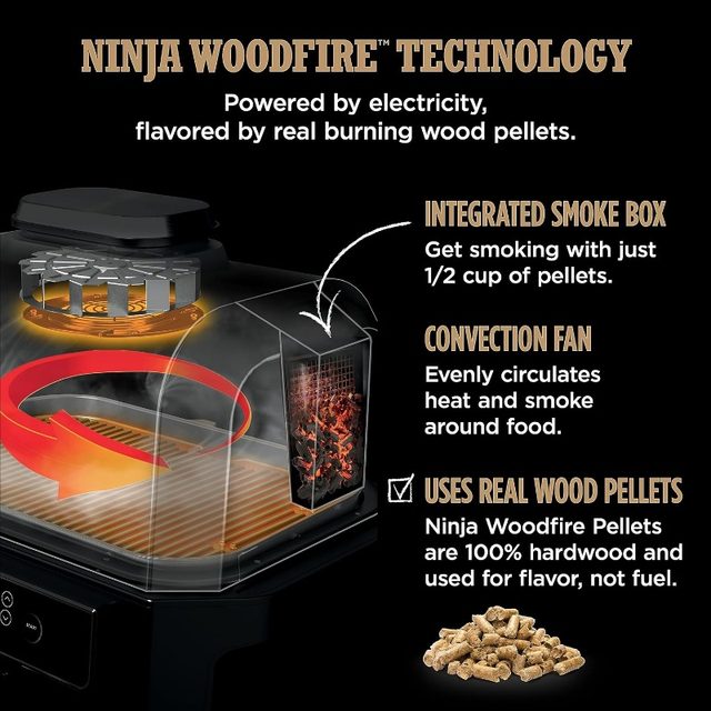  Ninja OG951 Woodfire Pro Connect Premium XL Outdoor