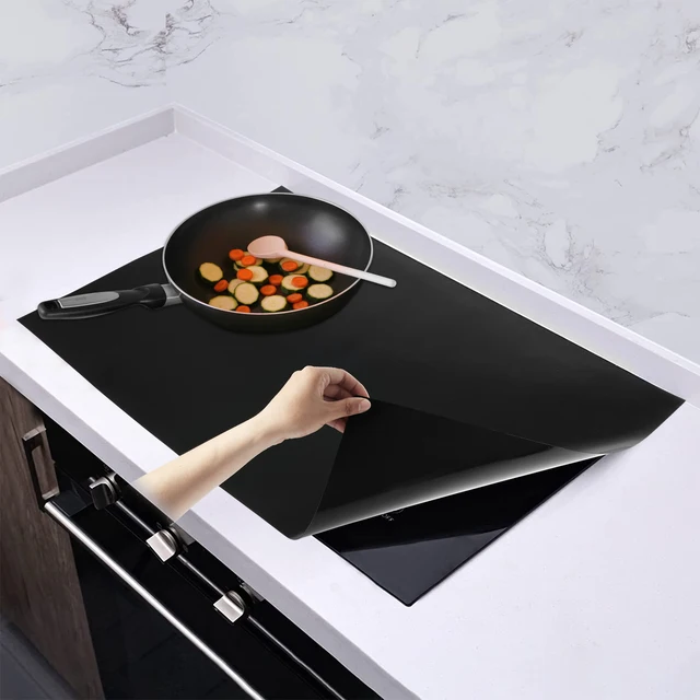 Large Induction Hob Protector Mat 52x78cm Silicone Induction Protective Cover  Cooktop Scratch Protector for Induction Stove - AliExpress
