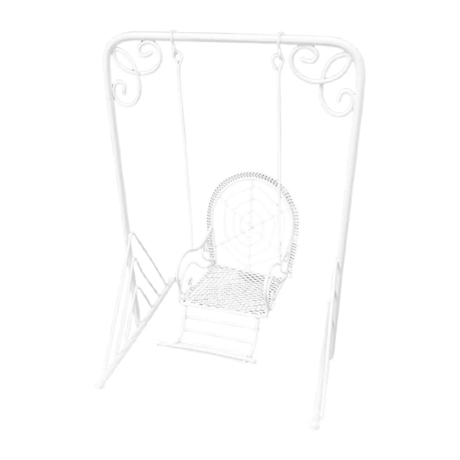 1:12 Dollhouse Swing Rocking Chair Miniature Garden Bedroom Kids Toy