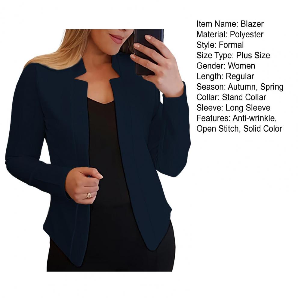 Title 4, Trendy Frauen Blazer Slim Fit Geschäfts Outwear...