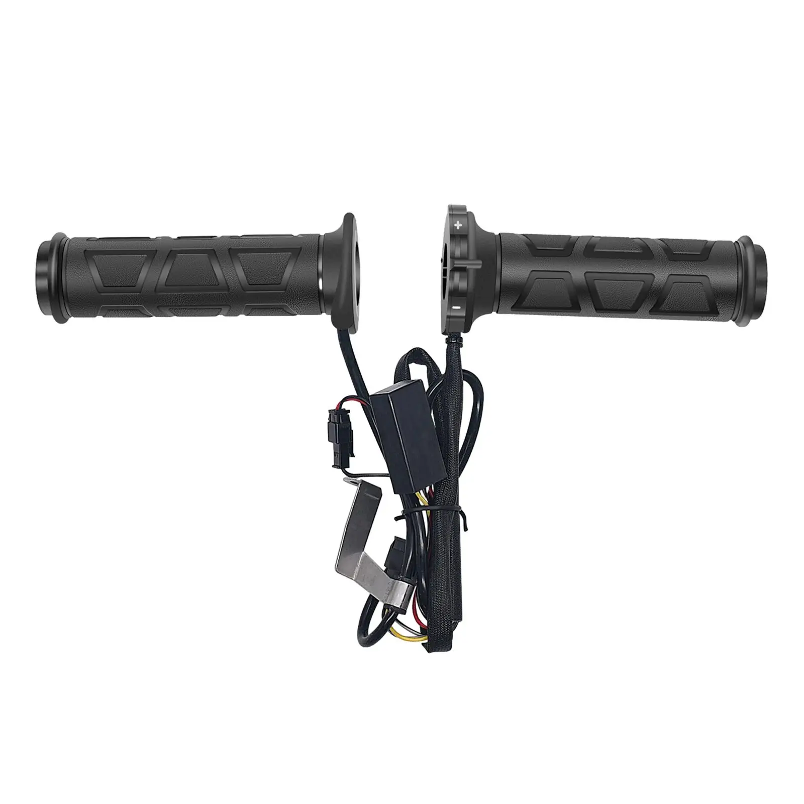 Heated Motorcycle Grips Easy to Install Durable Temperature Adjustable 7/8``