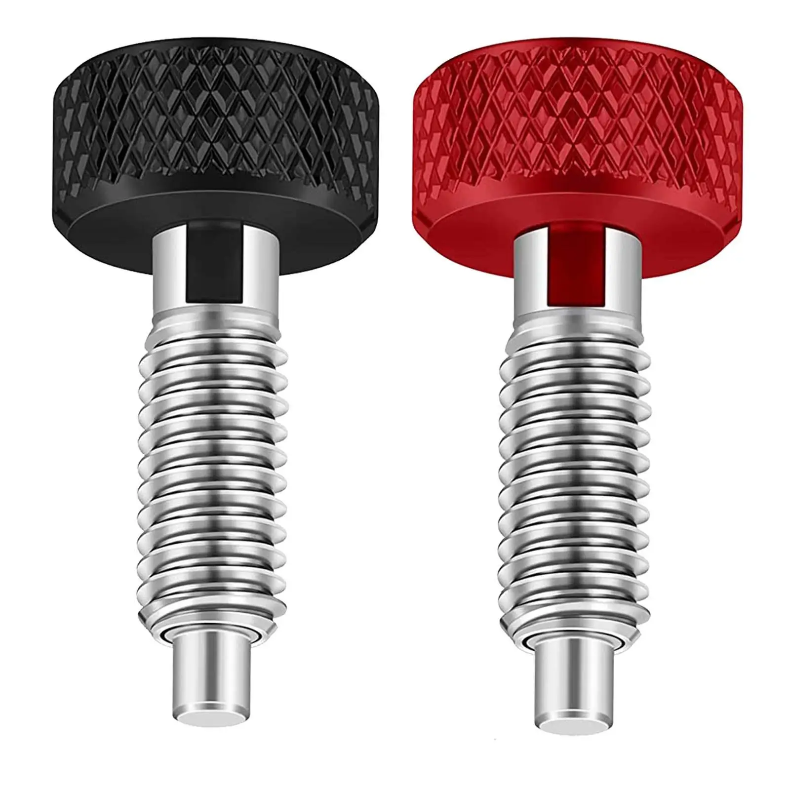Retractable Plunger with Knurled Handle Lightweight Sturdy M6 Quick Release Pins for Engine Rooms Rolling Tool Boxes Automobiles