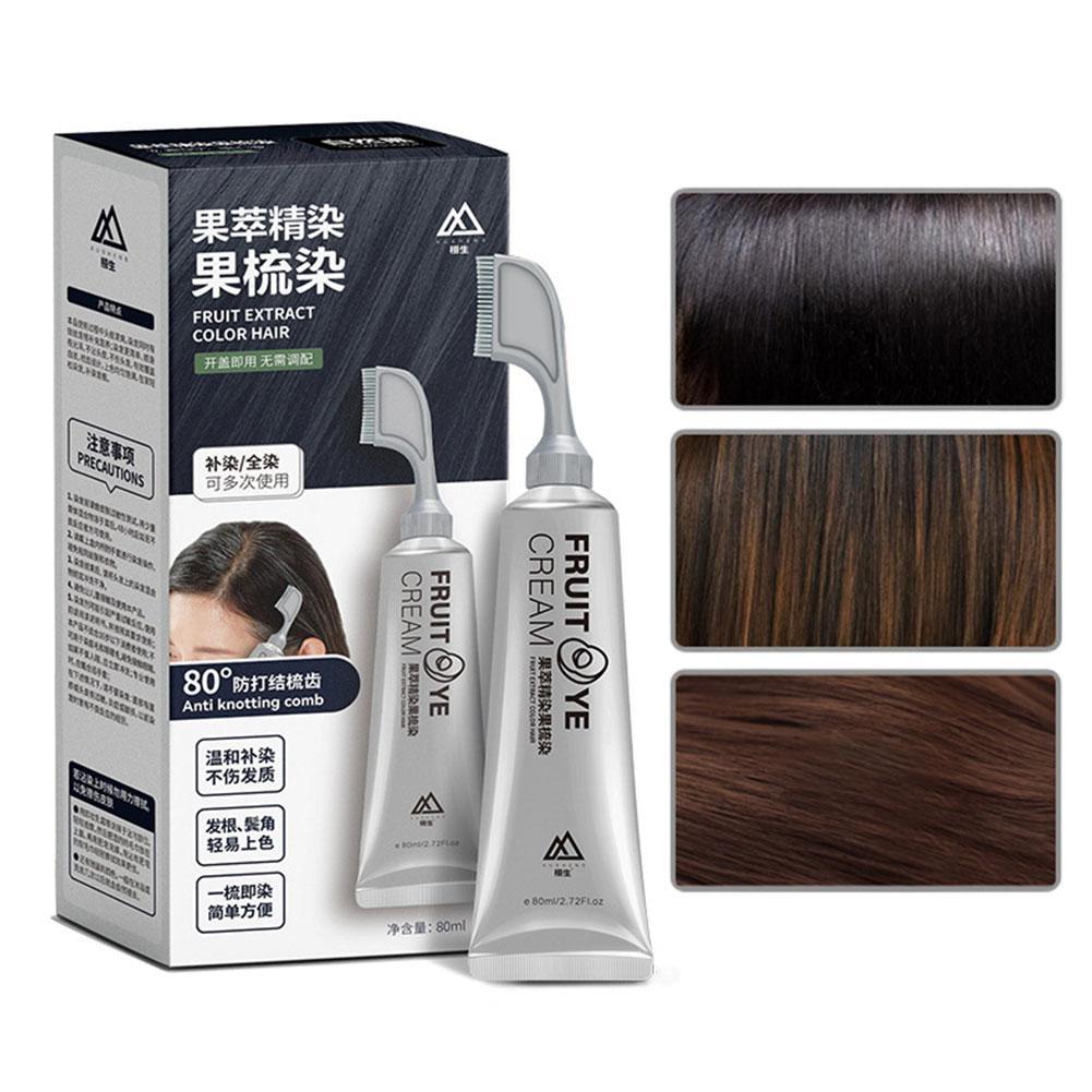 Best of Black Hair Dye Cream Xusheng With Comb Gentle Color Rendering Non Irritating Easy Operate Long-lasting Dye Product Tool 3 Set Reviews & Tips