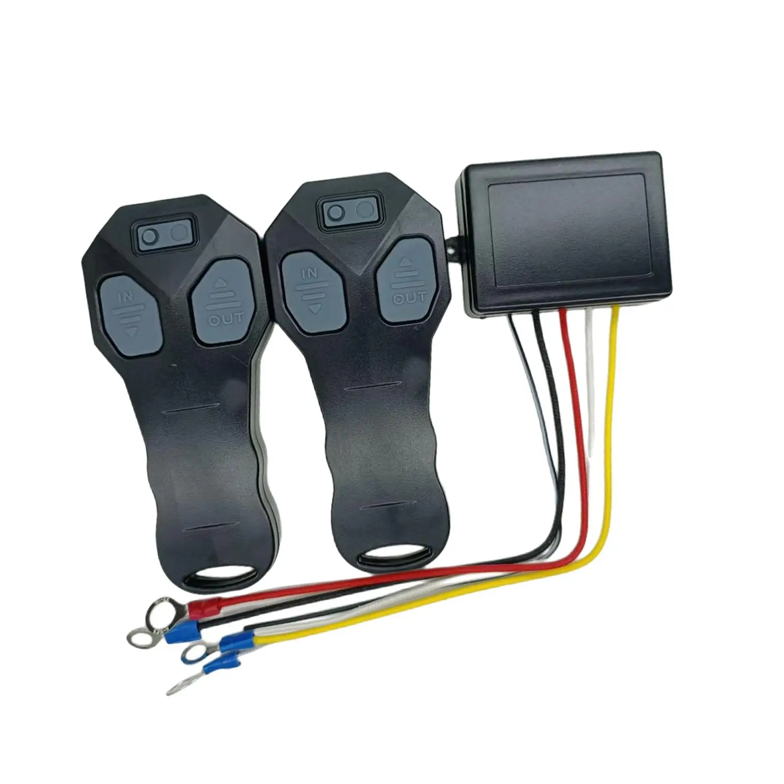 Wireless Winch Remote Control Kit Easy Installation DC12V 24V Handset Switch 2 Electric Remote Control for Truck Vehicle