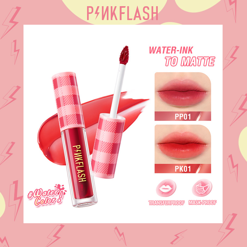 Best of PINKFLASH Matte Liquid Lipstick Waterproof Long-lasting Water-based Non-sticky Lip Tint Moisturizing Lipgloss Makeup Cosmetics Reviews & Tips