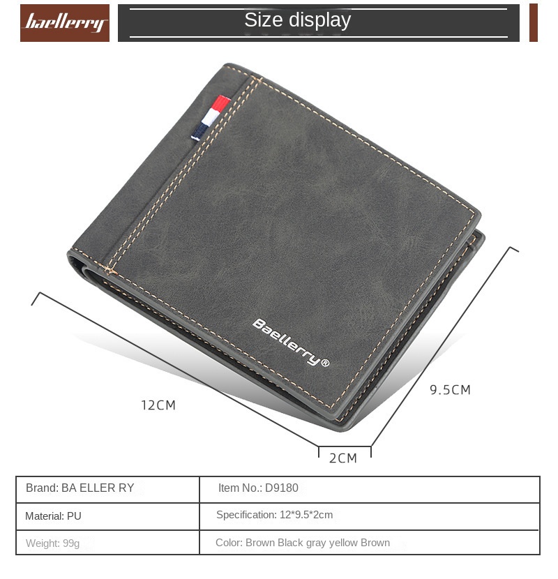 Portfel męski z miejscem na karty i kieszonką na monety_voghion.com