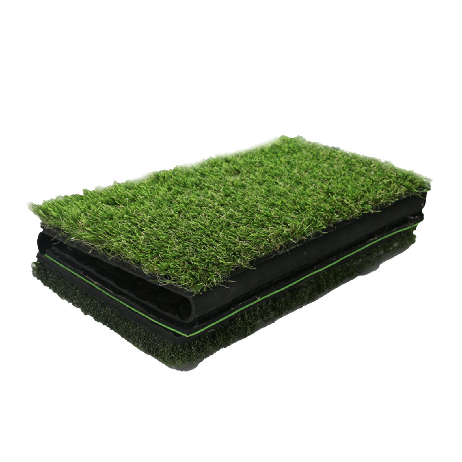 Golf Hitting Mat 3in1 Correct Hitting Posture for Game Backyards Home Office