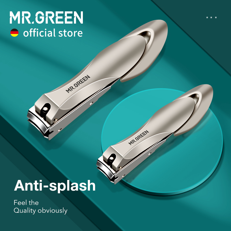 Best of MR.GREEN Nail Clippers Stainless Steel Anti Splash Fingernail Cutter Manicure Tools Bionics Design Nail Trimmer Pedicure Scissor Reviews & Tips