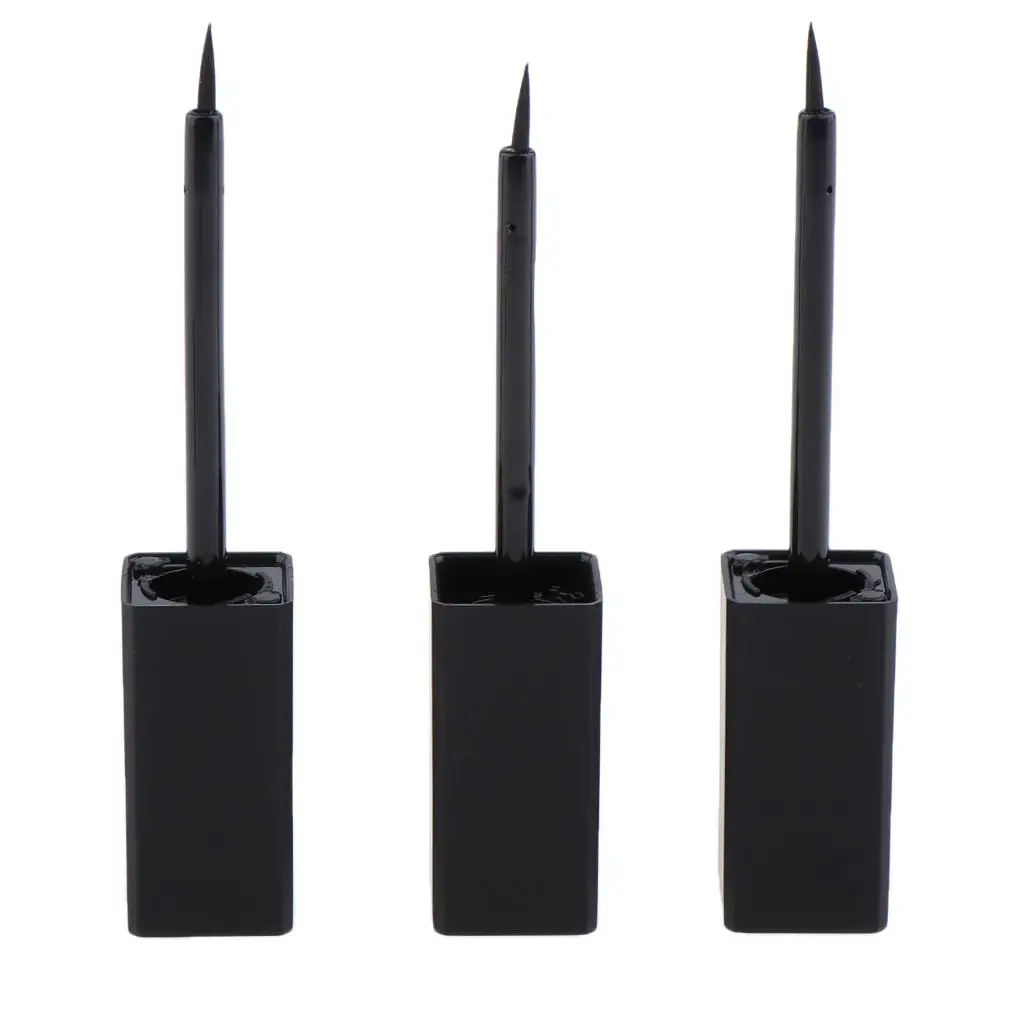 3Pcs 6ml Empty Mascara Tubes Tubes Eyeliner Vials Bottles Container With Plugs, Great for Trip