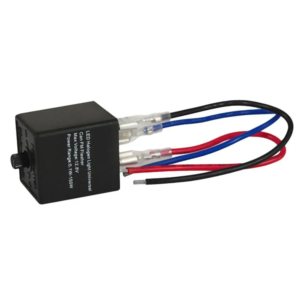 Adjustable LED Steering Light Flasher Relay for Motorcycle Vehicle