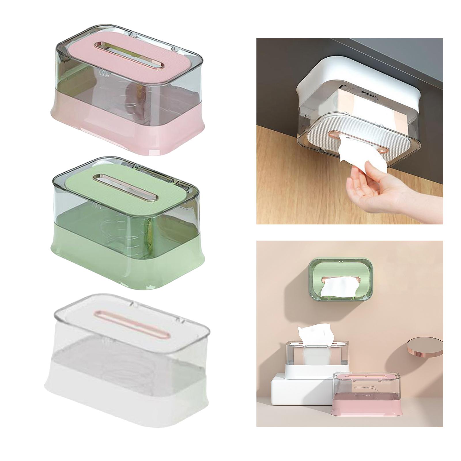 Multipurpose Tissue case wall Mounted Automatic Lifting Paper Storage Box office Bedrooms Dining Room Car Restaurants