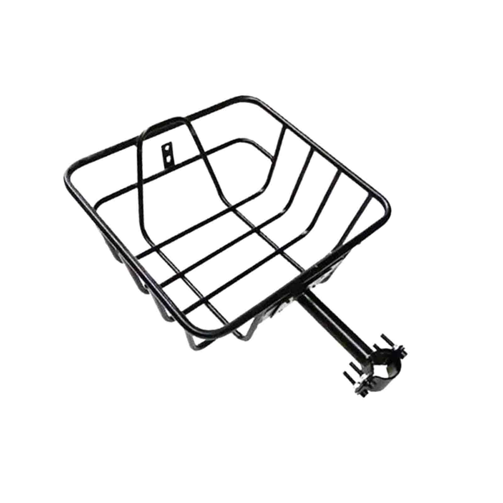 Bike Rear Basket Storage Heavy Duty Iron Wire Bicycle Basket for Outdoor Camping Most Rear Bike Racks Child Folding Bikes Biking