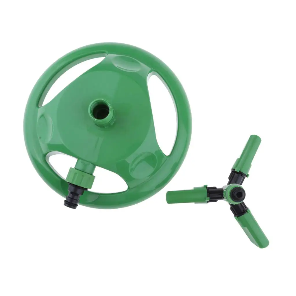 Garden Automatic Watering Nozzle 3  360 Deg Rotating Lawn Sprinkler