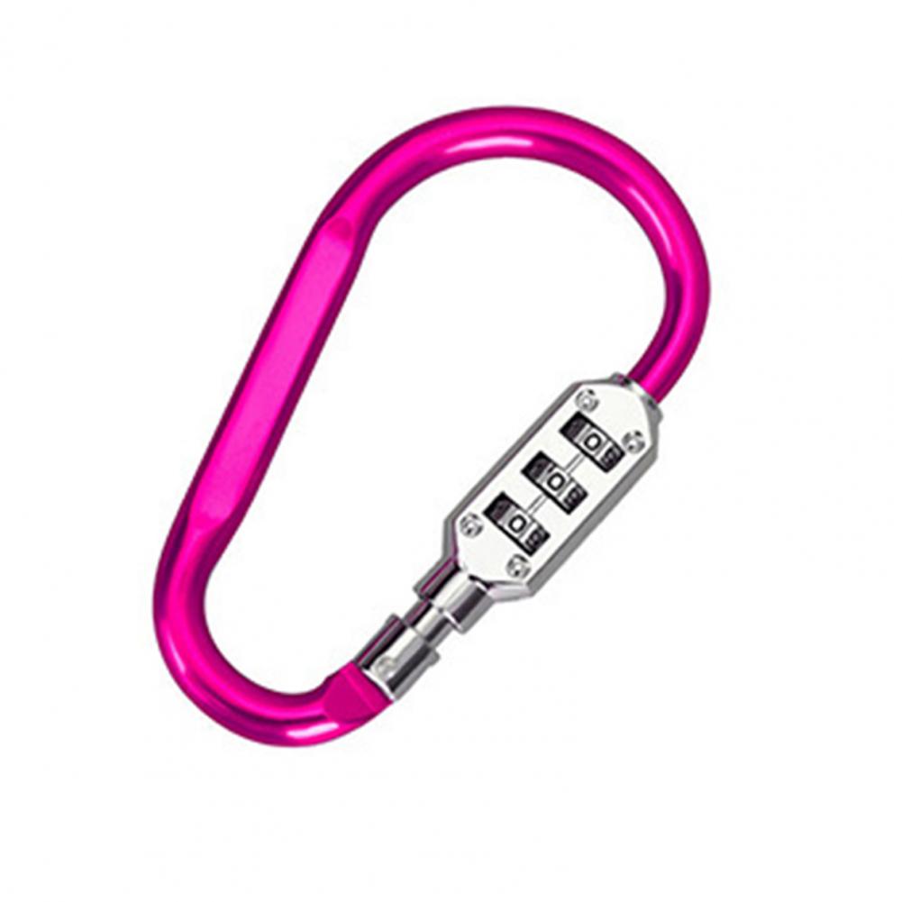 Title 13, Bicycle Anti-theft Lock Carabiner Password Alum...