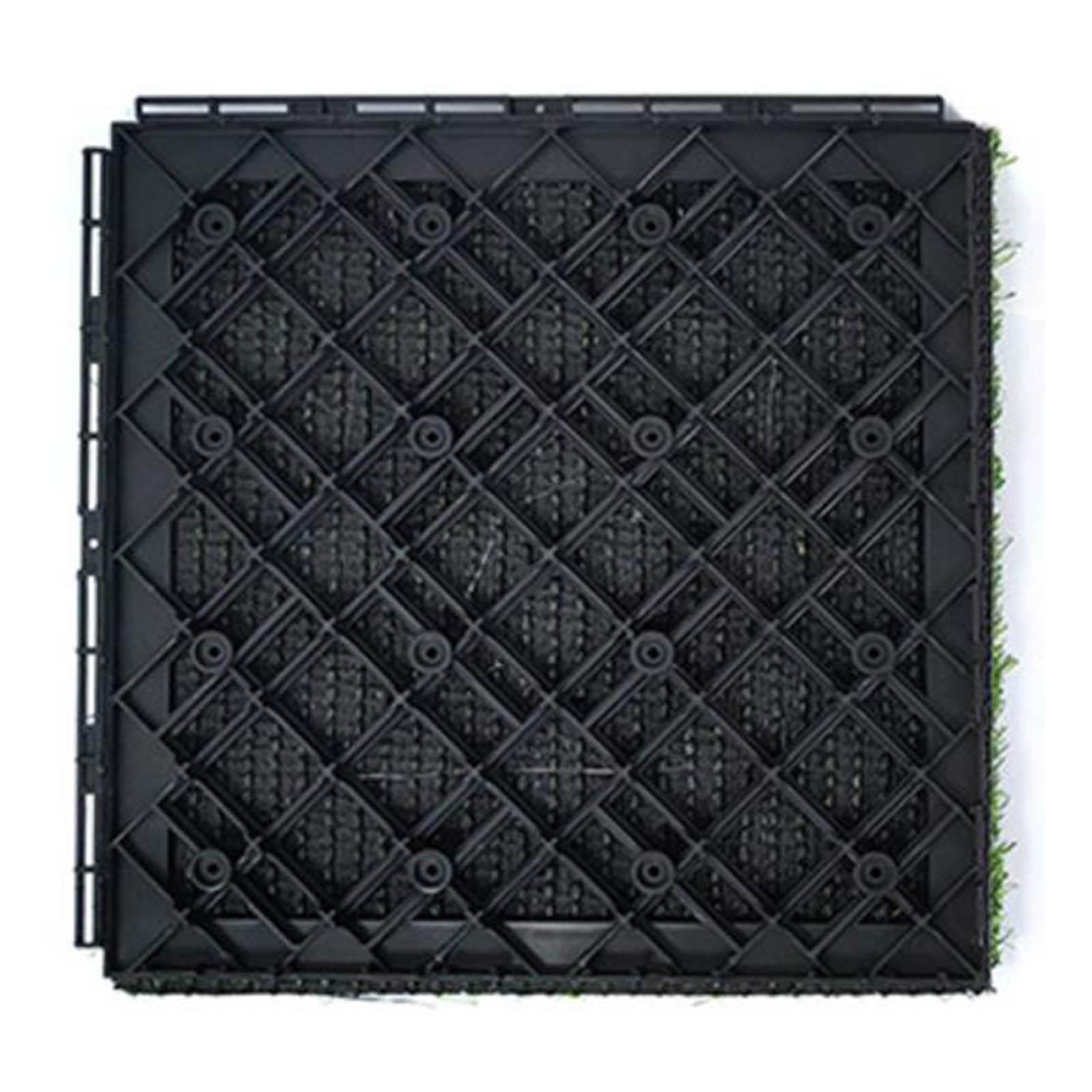 Artificial Grass Draining Floor Mat Grass Carpet Grass Turf Square Realistic for garden Lawn Outdoor Accessory