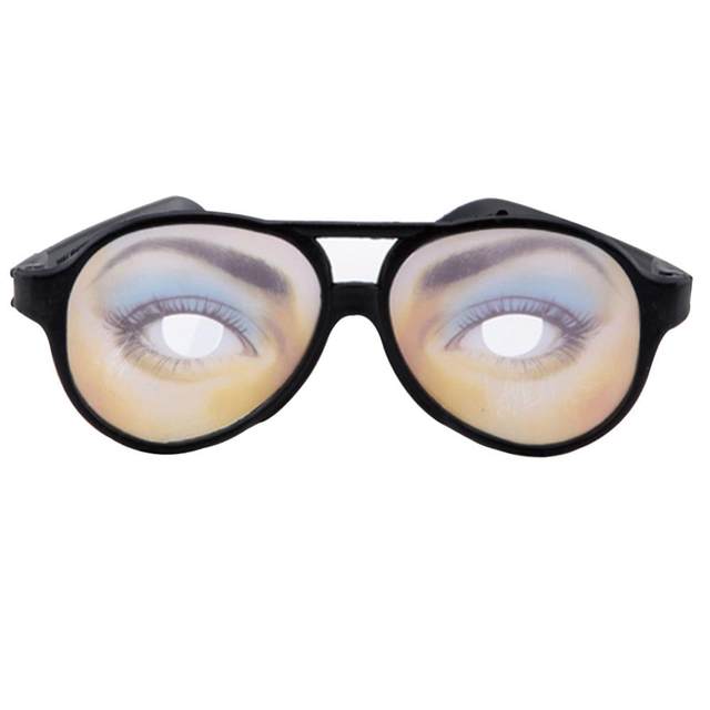 ASVP Shop Lunettes Cartoon Yeux Jaunes - Déguisement Halloween/Carnaval - Adulte/Enfant