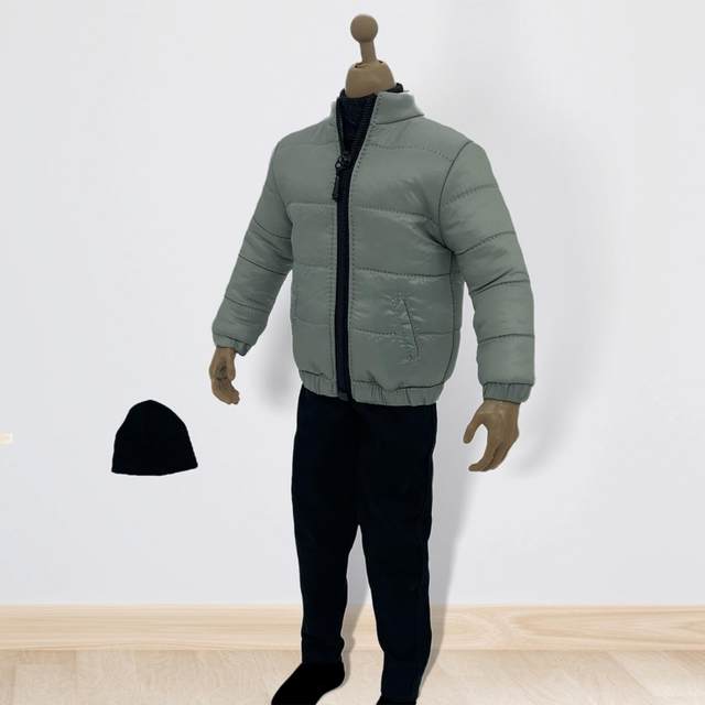 4x 1:6`S Clothes Fashion Carefully Sewing Handmade Full Suit for 12`` Male Dolls Costume Accessories Dress up Outfits