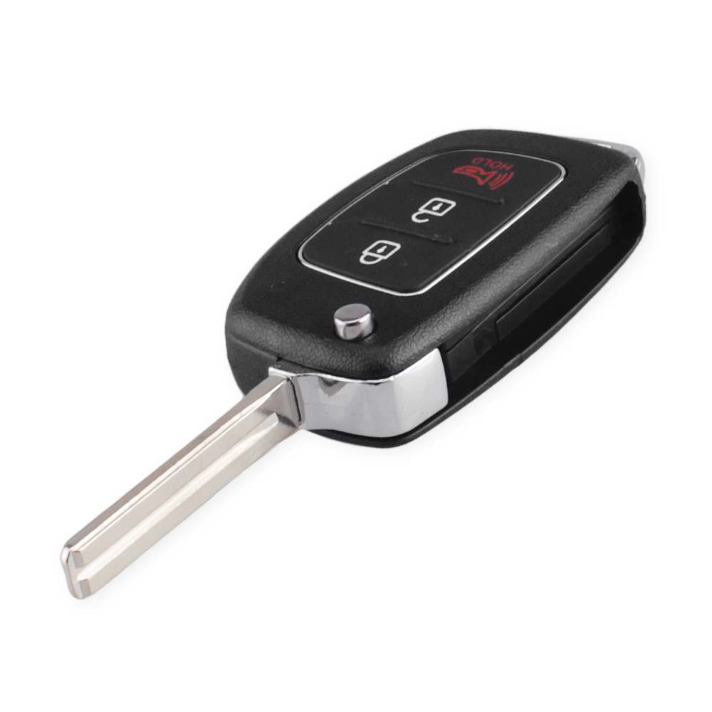 KEYYOU 3 Taste Filp Auto Fernbedienung Schlüssel Fall Für Hyundai HB20 IX35 I45 SANTA FE Accent I40 I20 HY15/HY20/TOY40 Uncut Klinge Schlüssel shell – Detail 4