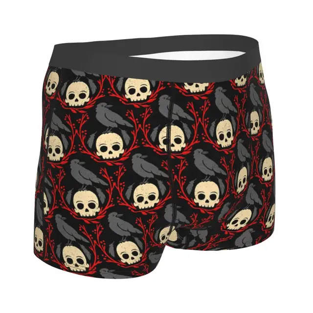 Fashion Jolly Roger Boxers Shorts Underpants Male Breathbale Pirate Skull Briefs  Underwear - AliExpress