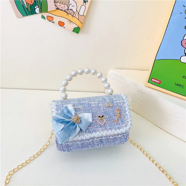 Small Sweet Handbag Pearl Candy Color Purse Wallet Lingge Crossbody Bag  Women Shoulder Bags Korean Coin Purse Mini Messenger Bags YELLOW