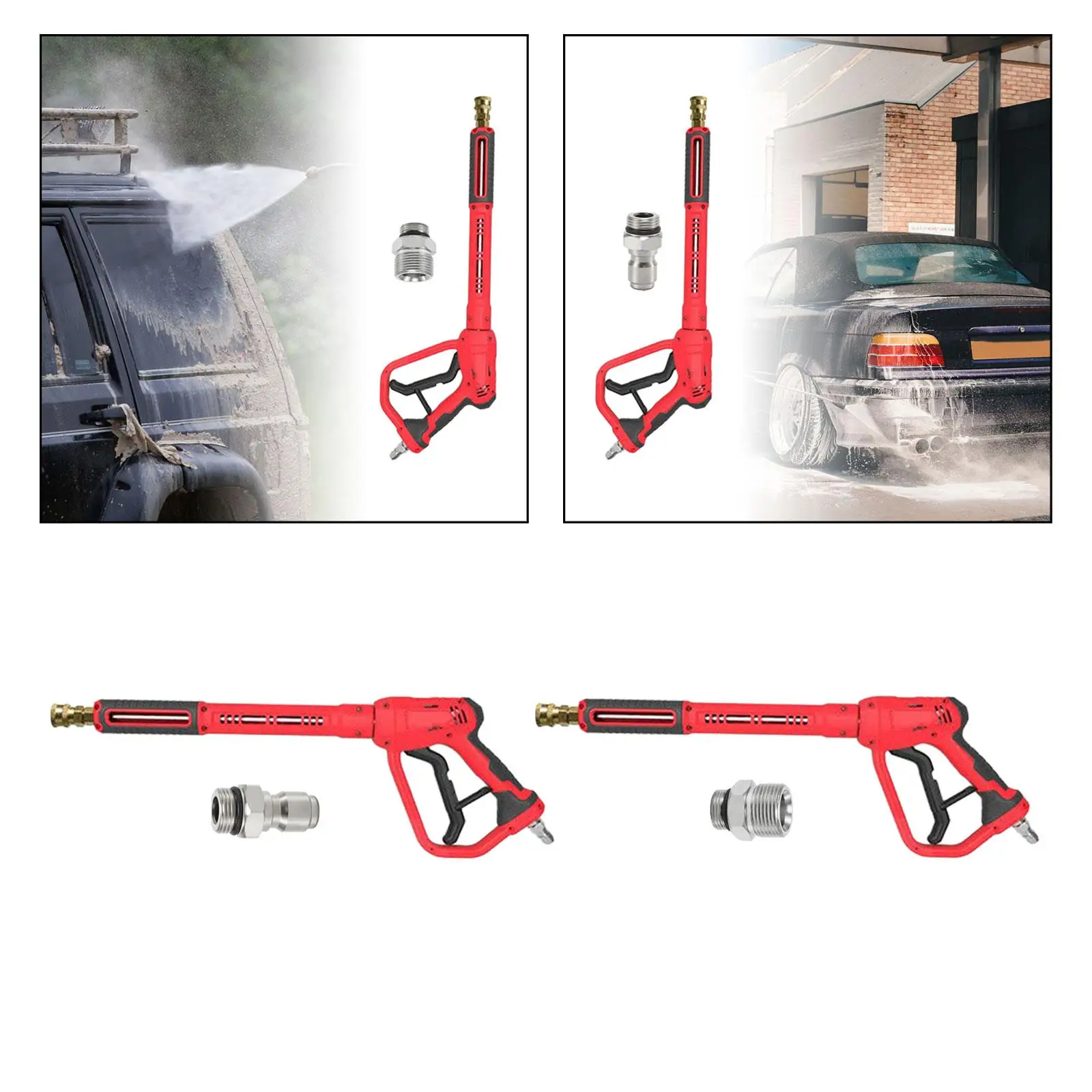 High Pressure Washer Sprinkler Replacement Fitting Car Wash Accessories Comfortable Handle High Pressure Sprayer for Lawns Care