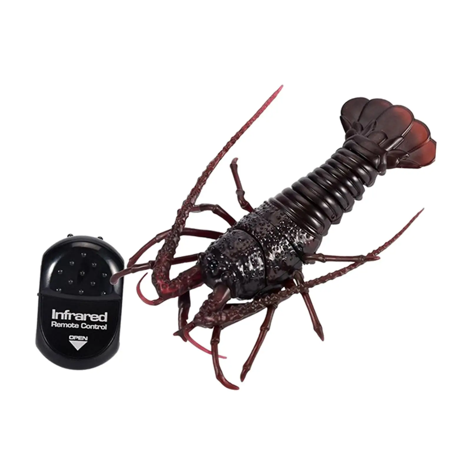 RC Remote Control Simulation Crawfish Realistic Remote Control Vehicle Car Animal Electric Infrared RC Shrimp for Children Gifts