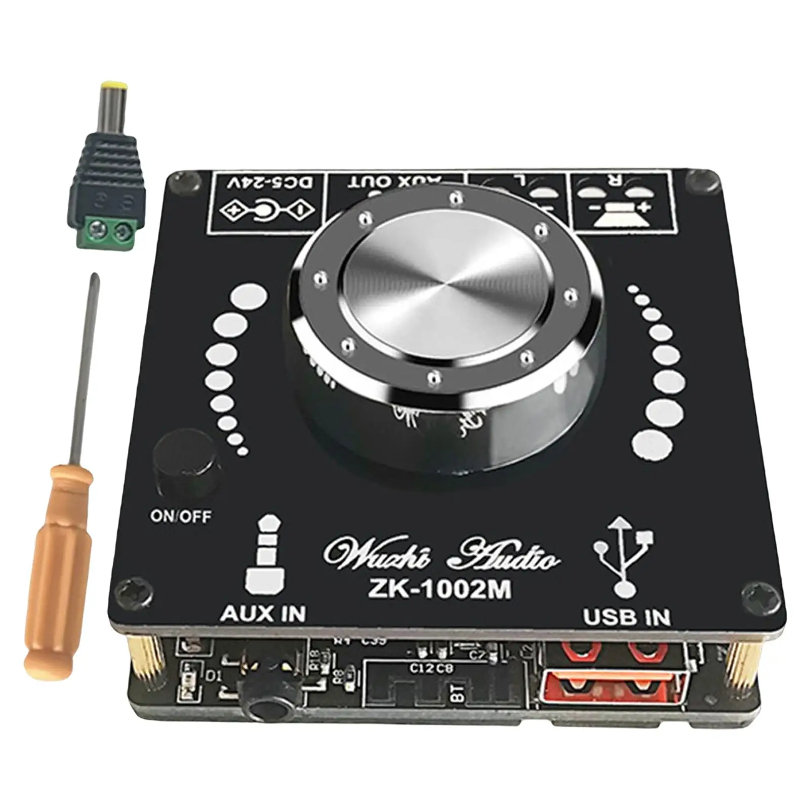 Zk-1002M Power Audio Amplifier Board 2x100W 2 Channel Amplificador Amp Mini Amplifier Board for Home Theater Speakers