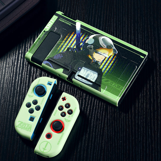 Nintendo Switch Nintendo Switch Zelda Case + Joycon Dockable Protective Case Compatible with Switch, Hard Shell