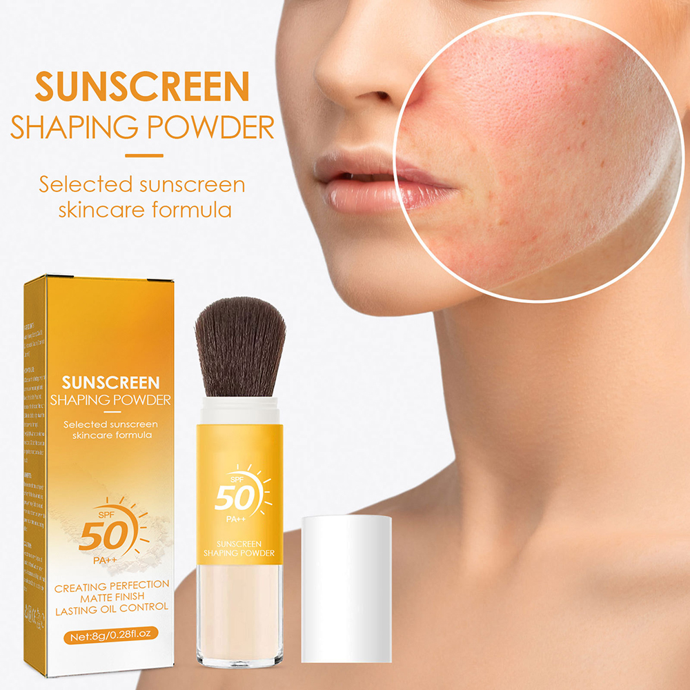 Best of Sunscreen Loose Powder Sunblock Skin Protective Invisible Pore Solar Blocker Brighten Oil Control Makeup Powder Setting Powder Reviews & Tips