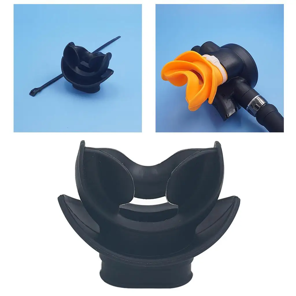Durable Unisex`s Replacement Silicone Mouthpiece for Snorkels ,Regulator and Octopus