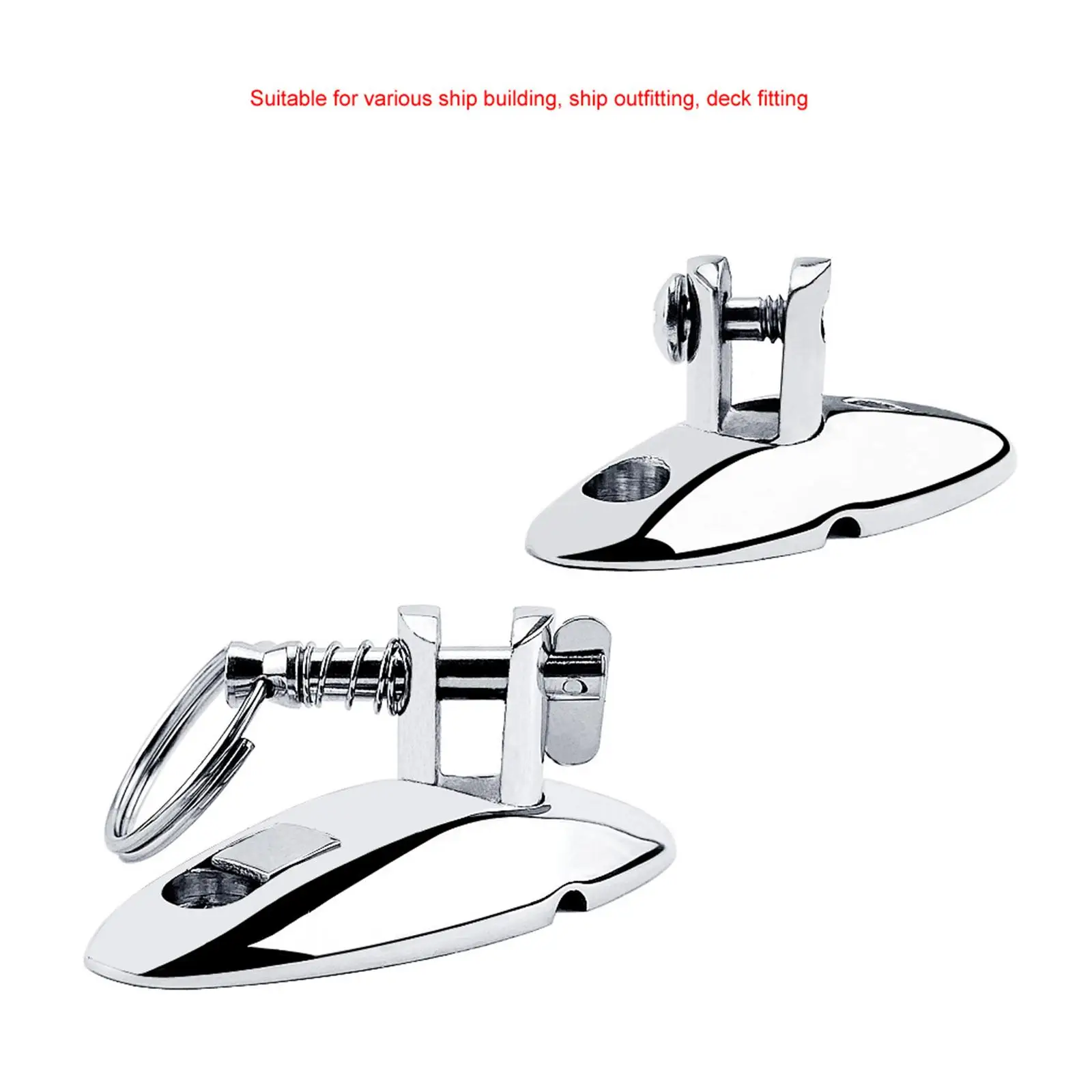 Stainless Steel Marine Deck Side Hinge Swivel Hinge Include Screws  Fitting Ship Outfitting Fishing Dinghy Hardware Accessories