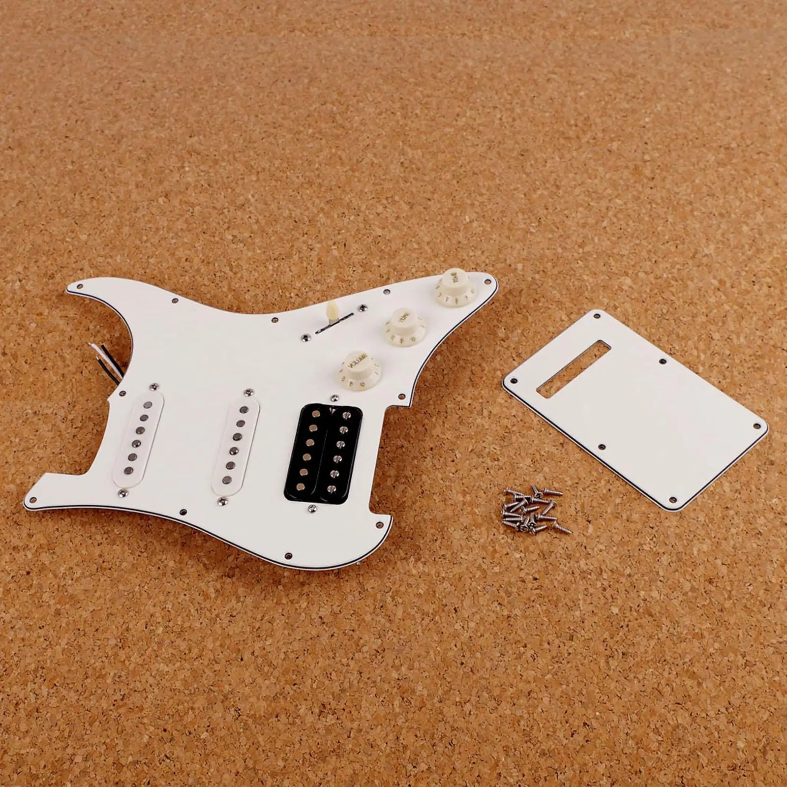 3Layer Electric Guitar Prewired Pickguard SSH W/ Pickups Board Set