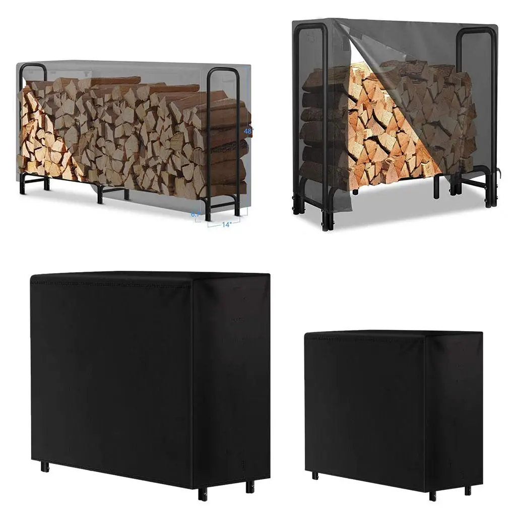 Firewood Rack Cover Outdoor  Cover 20 Frabic  Firewood Rack Cover for Logs Holder Fireplace