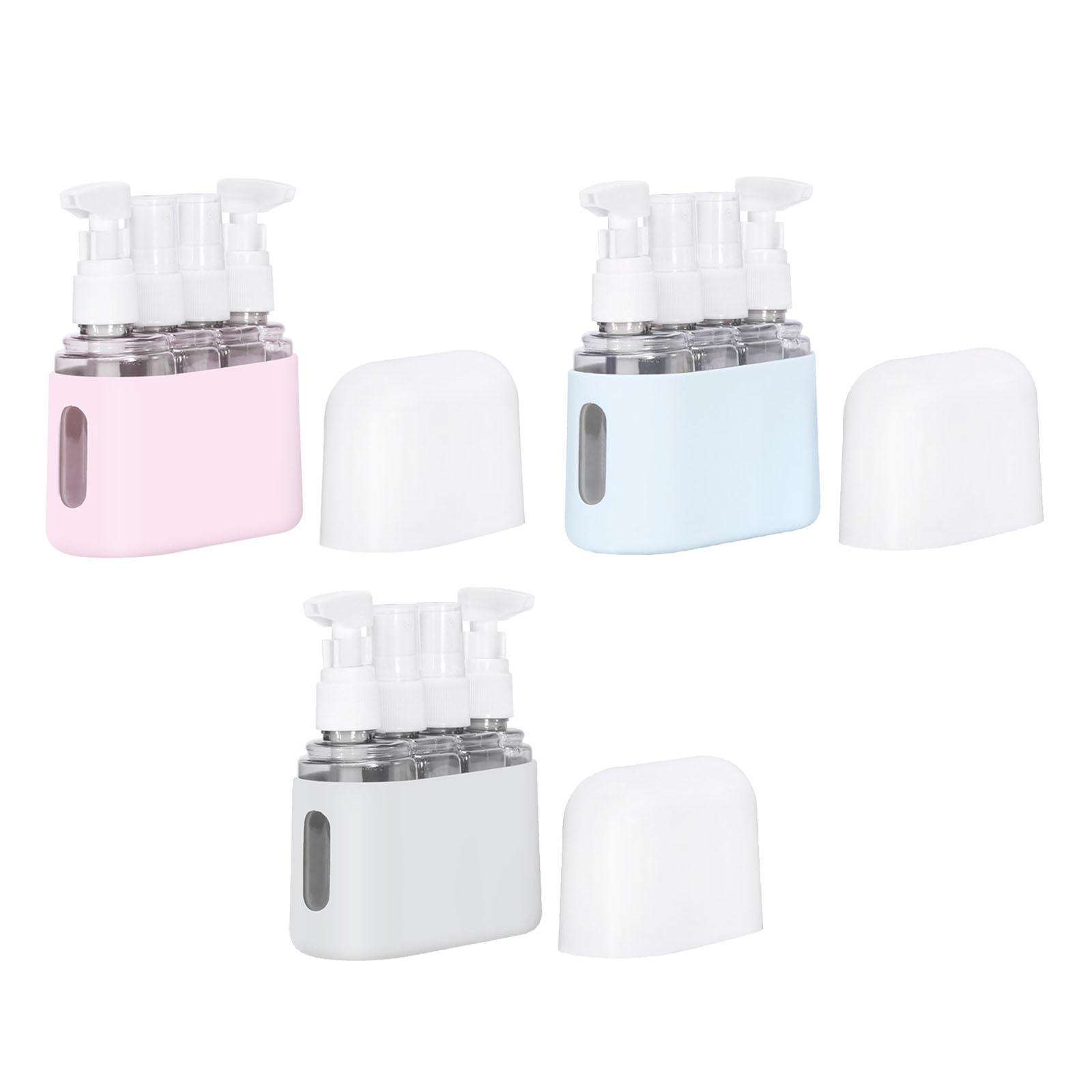 4 Pieces Travel Spray Bottle 50ml Compact Transparent Travel Size Refillable