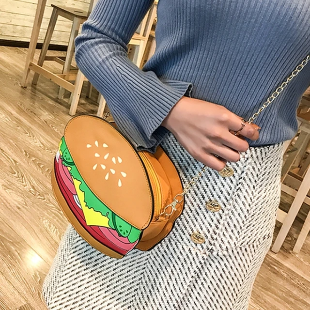 Food purses from rommydebommy on Etsy esp macaron, ice cream cone, and cake  slices | Cream purse, Purses, Inspired handbags