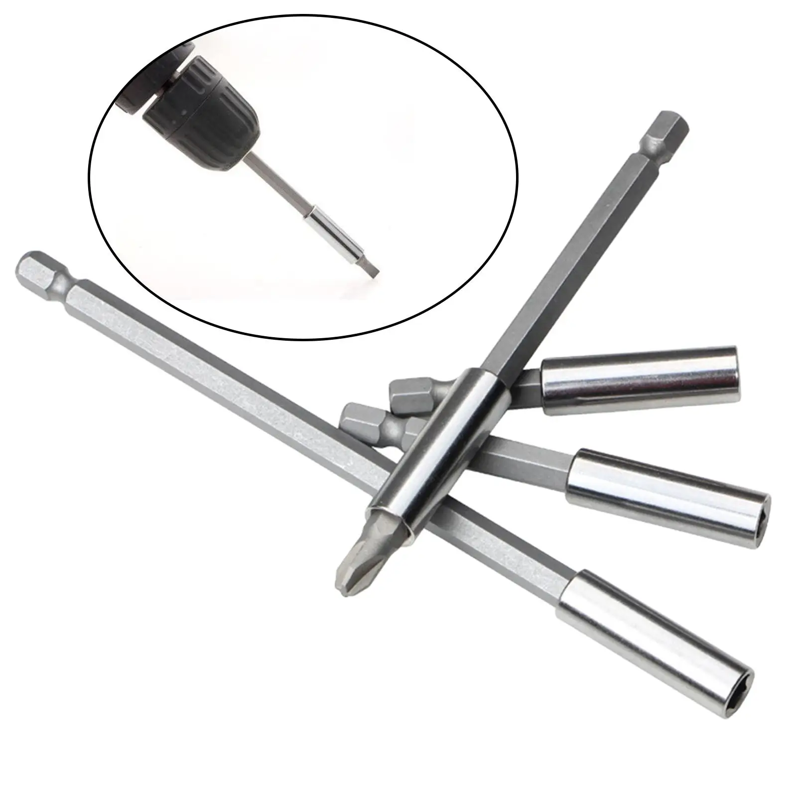 Screwdriver Head Extension Rod Socket Adapter Adapter Extension Sleeve Extension Rod for Cordless Drill Pneumatic Air Batch
