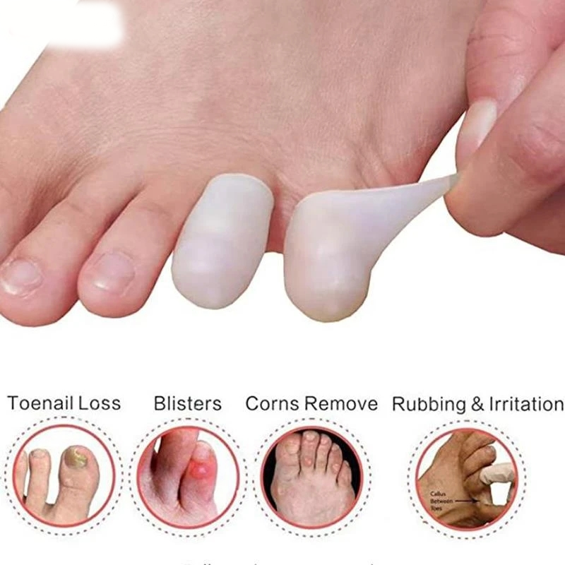 Best of 2Pcs=1Pair Silicone Corrector Gel Protector Little Toe Tube Corns Blisters Pinkie Bunion Finger Protection Sleeve Foot Care Tool Reviews & Tips