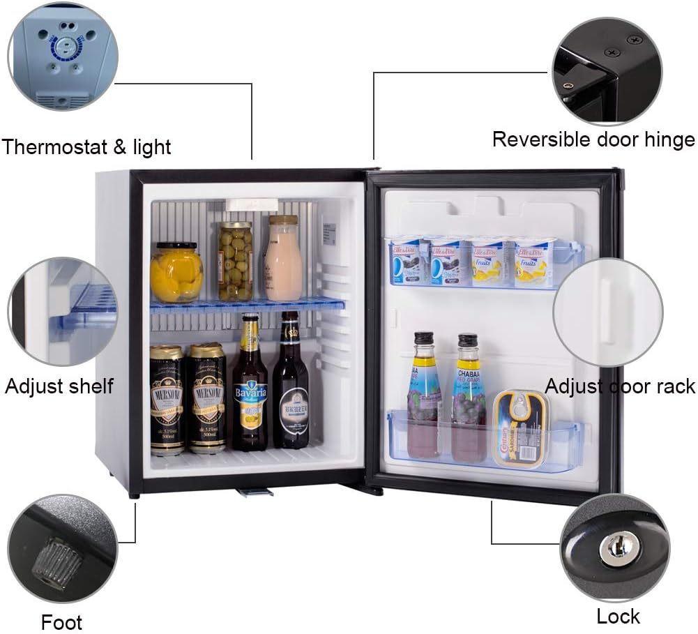 Title 4, Smad Absorption Mini-Kühlschrank, 12 V, 110 V, ...