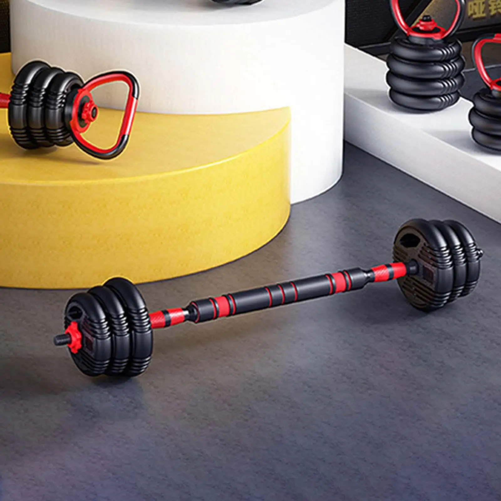 Dumbbell Extension Bar Handlebar Durable Adapter Dumbbell Bar for Training