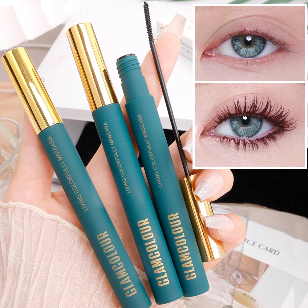 Best of Colorful 5D Mascara Waterproof Quick Dry Not Blooming Blue Black Curling Eyelash Lengthen Long Lasting Eyelash Mascara Cosmetics Reviews & Tips