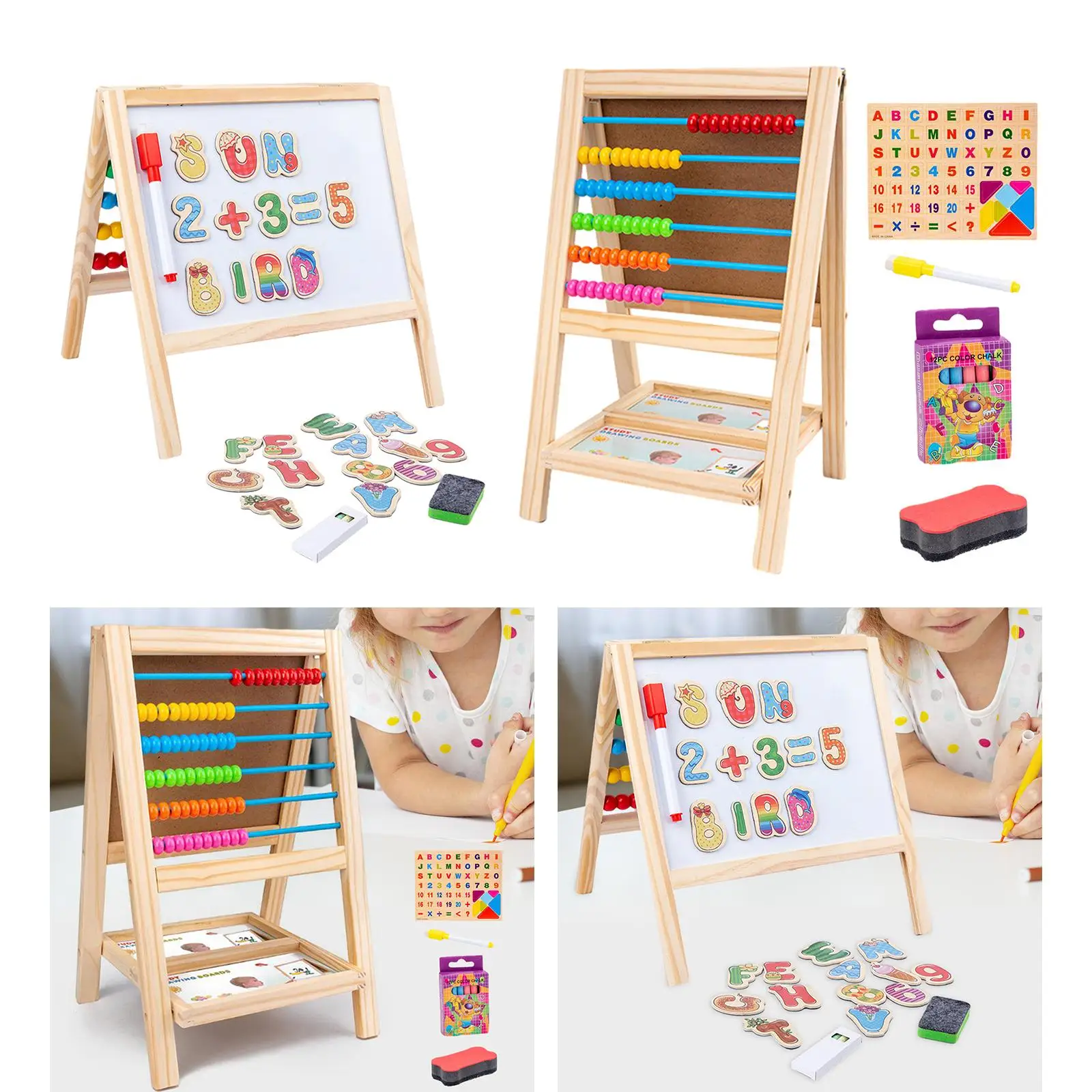 Math Games Educational Interactive Early Developmental Toys Montessori Math Toy for Kids Boys Girls Children Birthday Gifts